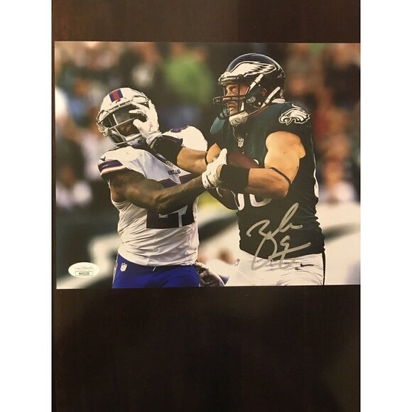 Zach Ertz Philadelphia Eagles Autograph Signed 8x10 Photo JSA - Picture 1 of 3